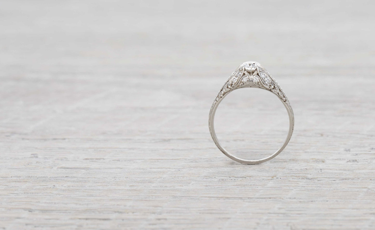.45 Carat Diamond Edwardian Engagement Ring