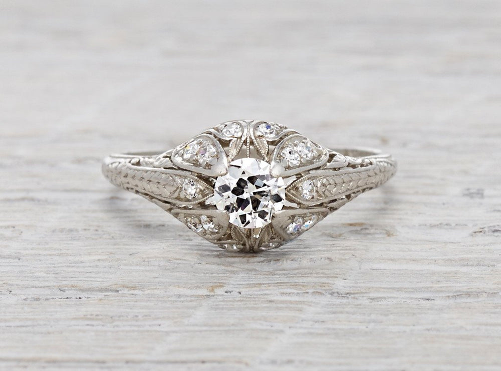 .45 Carat Diamond Edwardian Engagement Ring