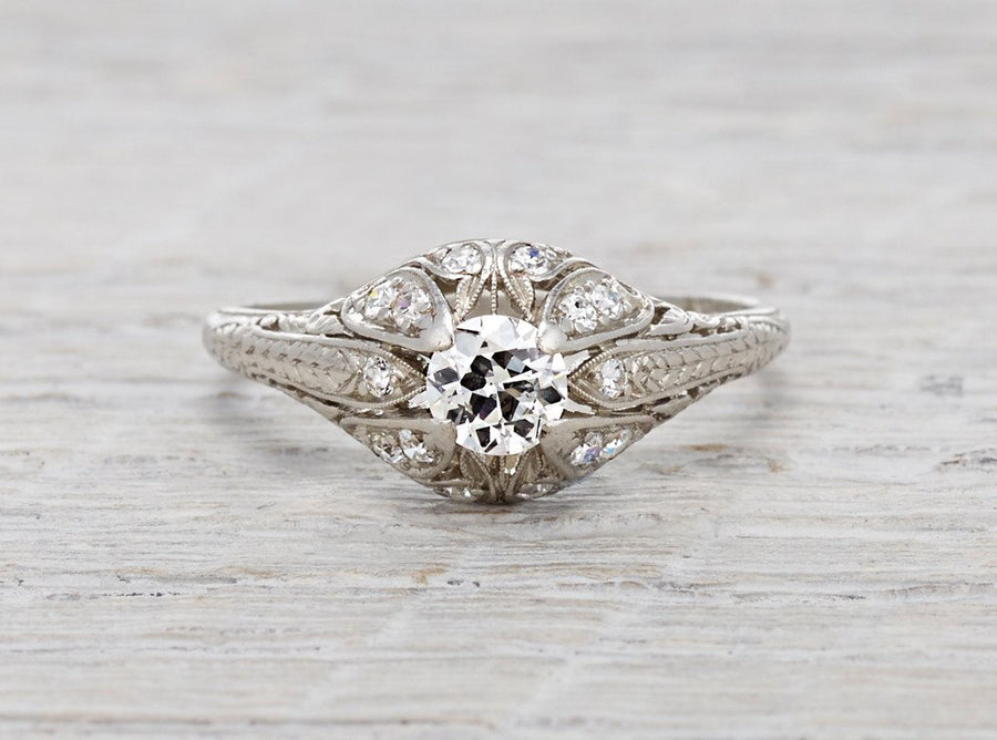 .45 Carat Diamond Edwardian Engagement Ring