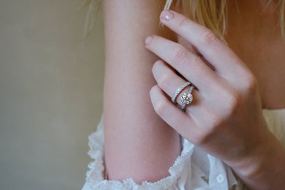 2.21 CARAT EDWARDIAN DIAMOND ENGAGEMENT RING
